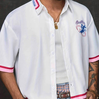 Cowboy Denim Print Shirt