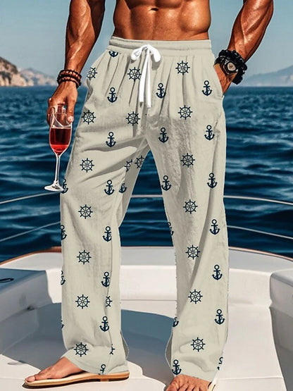 Pirate 3D Printed Casual Street Trouser