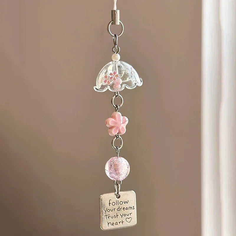 Cute Wind Chime Pendant Keyring