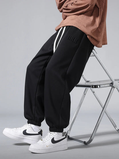 Baggy cotton joggers