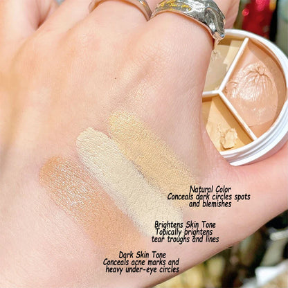 Three Color Concealer Cream Palette