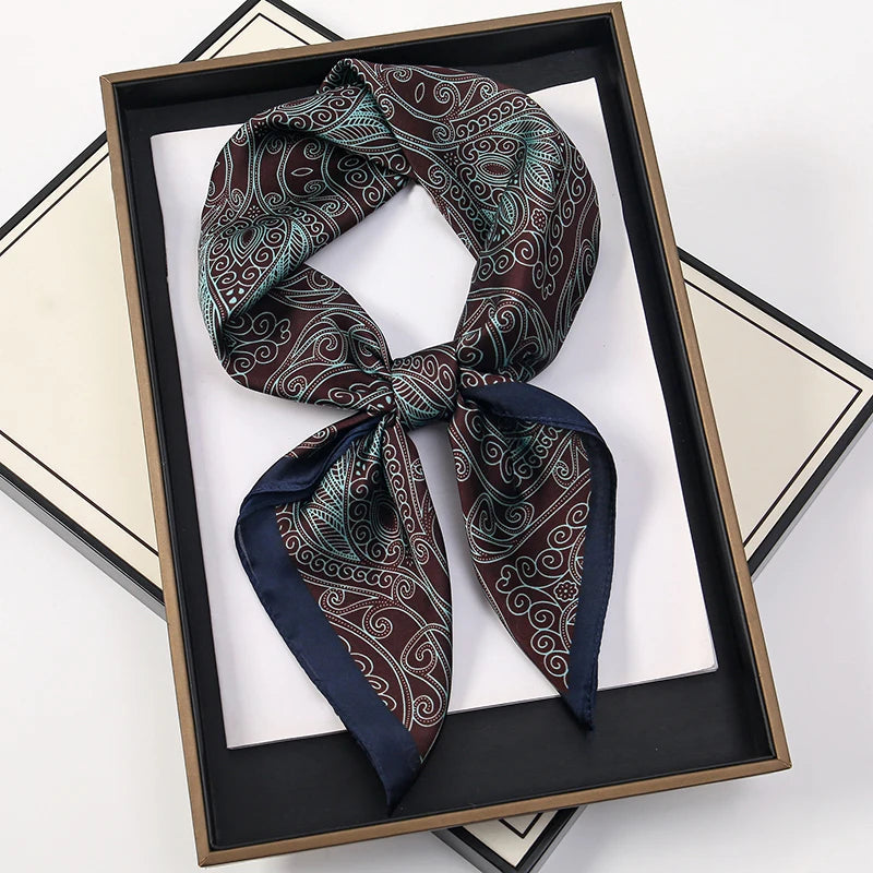 Scarf 70 70Cm Silk Square