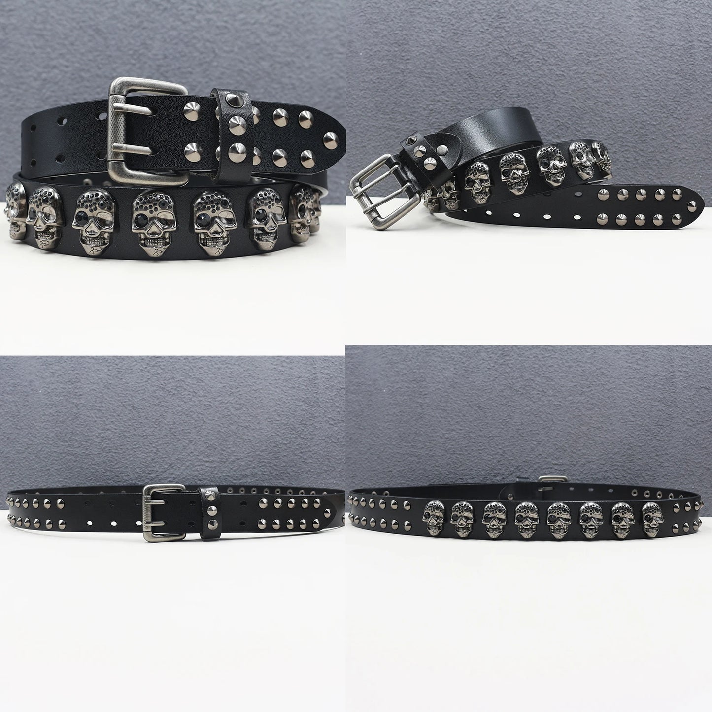 Heavy duty leather belt