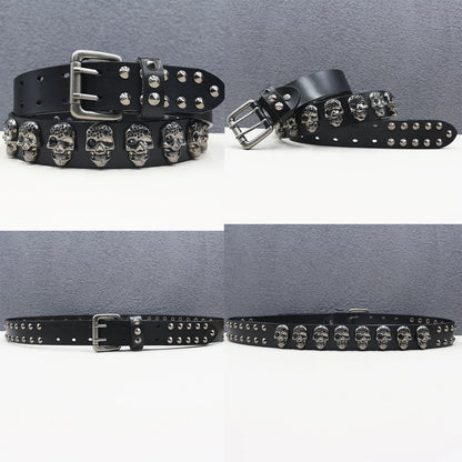 Heavy duty leather belt