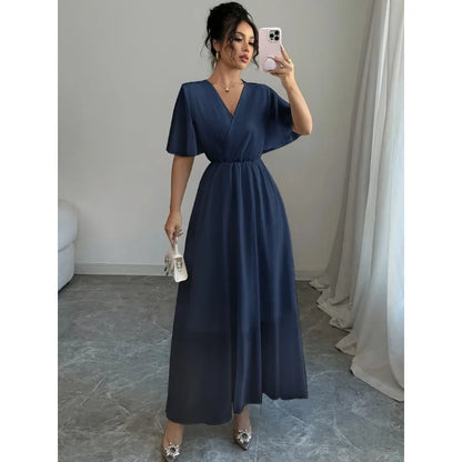Draped Empire Dress