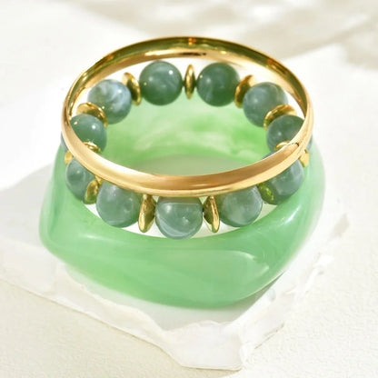 Chunky Resin Bangles Set