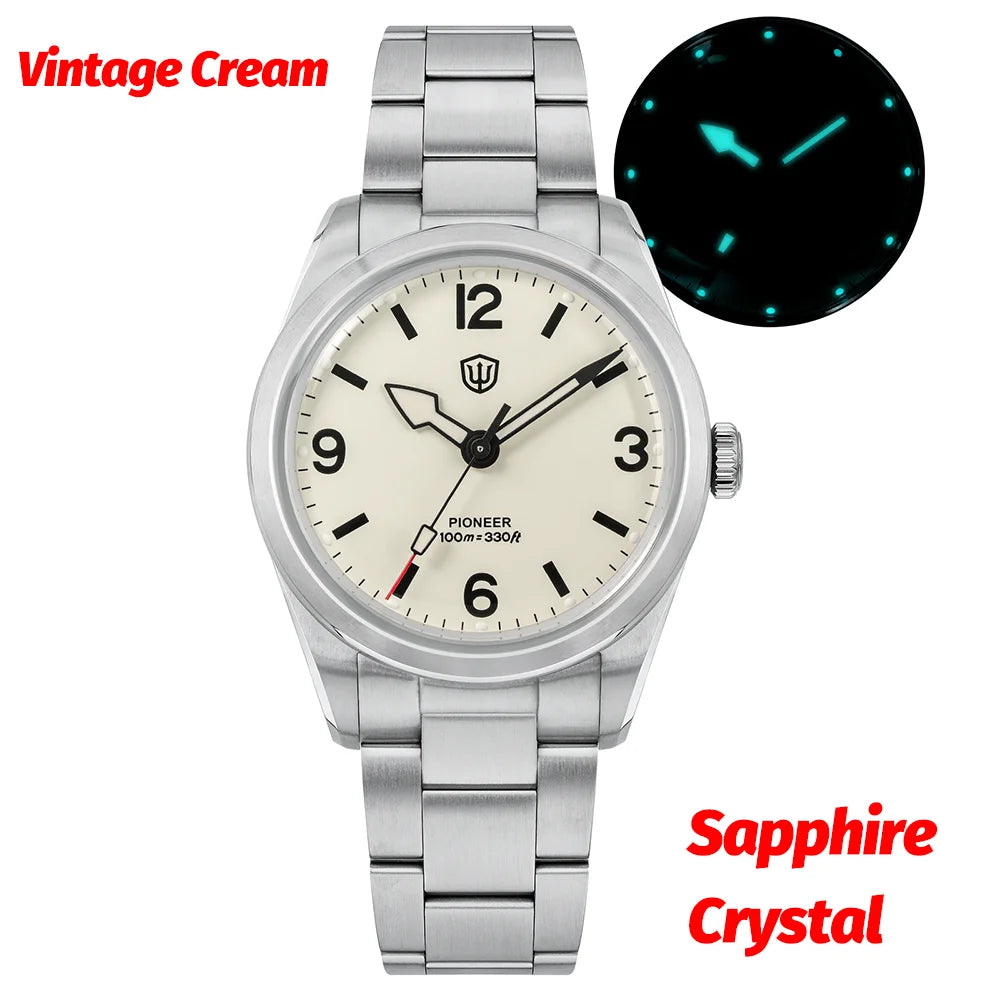 Watchdives Vintage Cream Watch