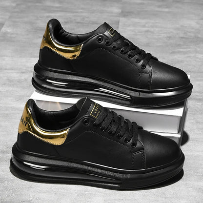 Solid Microfiber Racing Trainers