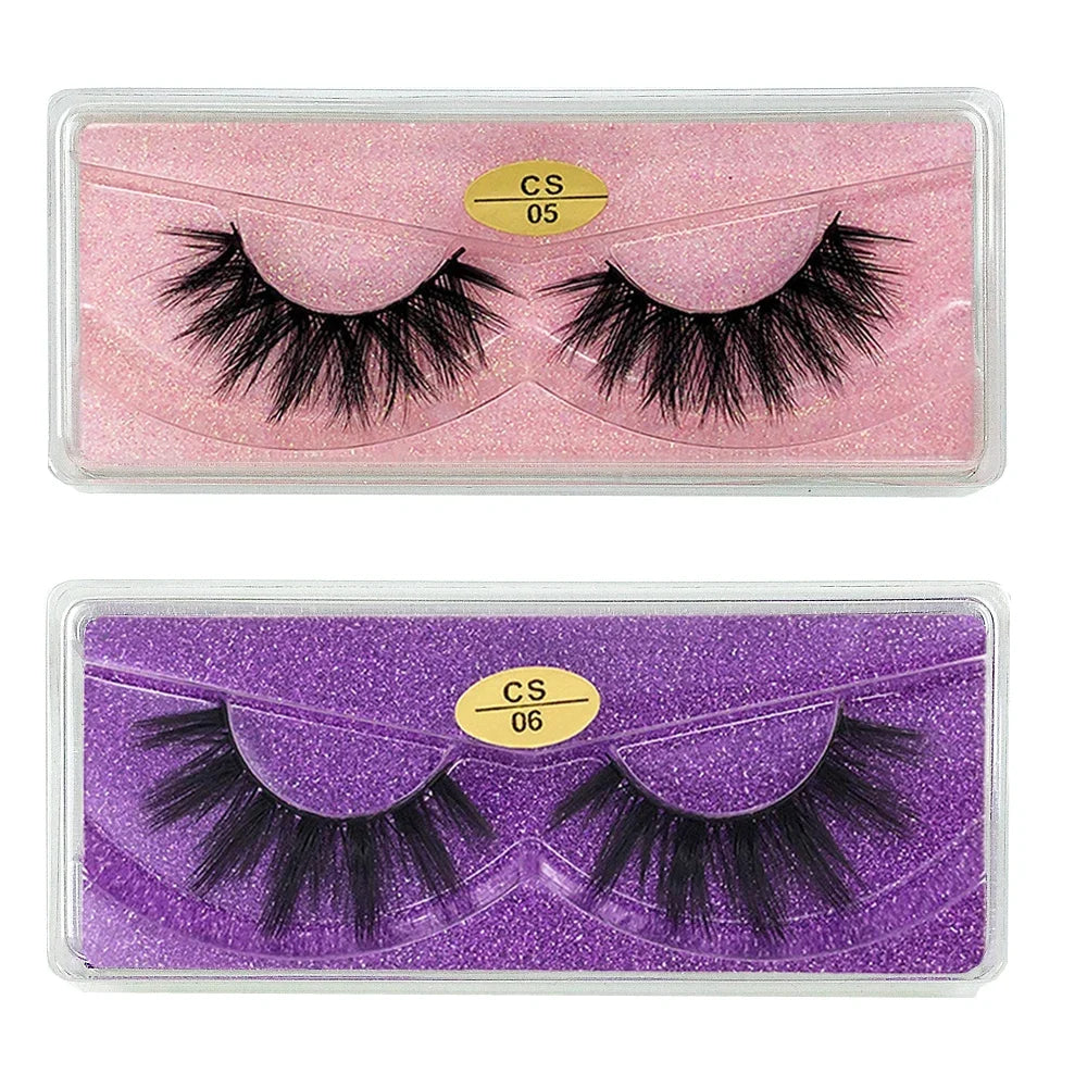 20 Pairs 3D Mink Thick Strip Eyelashes