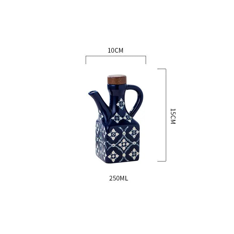 Porcelain American Style Seasoning Bottle