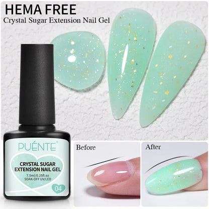 PUENTE Glitter Poly Nail Gel