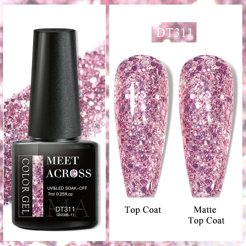 MEET ACROSS Matte Gel Polish