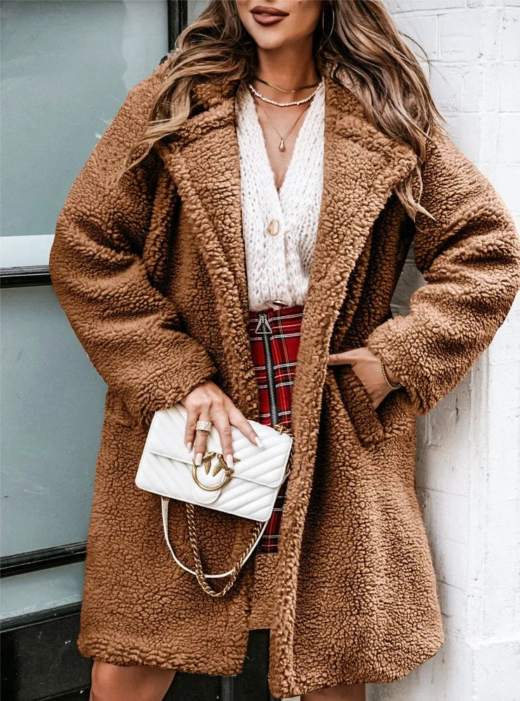 Woolen Lapel Jacket