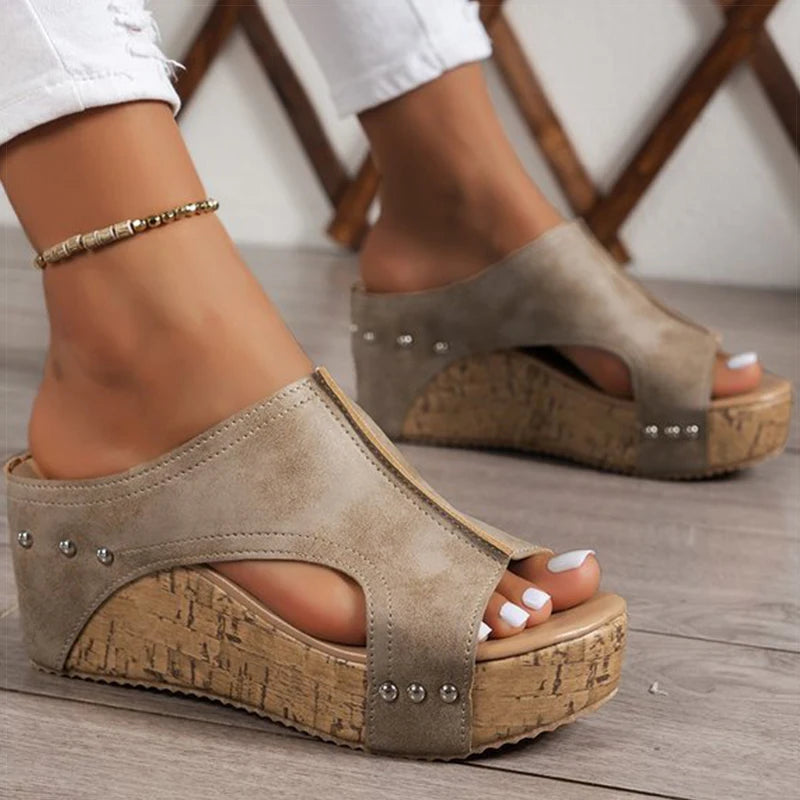 Peep Toe Wedges