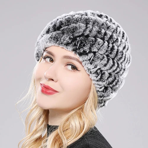 Women’s Real Fur Winter Beanie