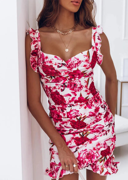 Summer Ruffle Sleeveless Dress