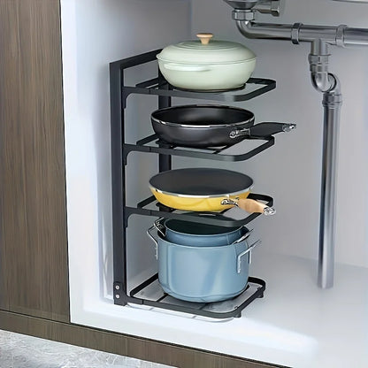 Steel Reusable Organzier Kitchen Adjustable