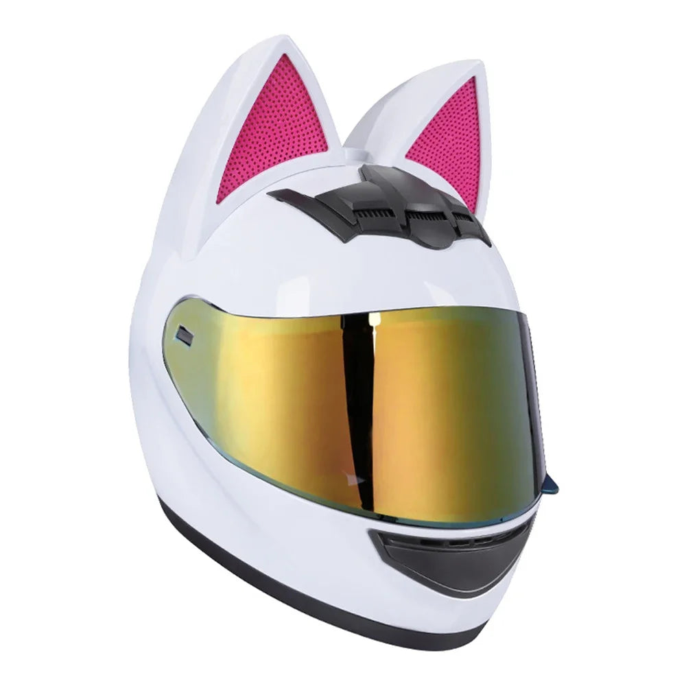 Cat Ear Full-Face Helmet