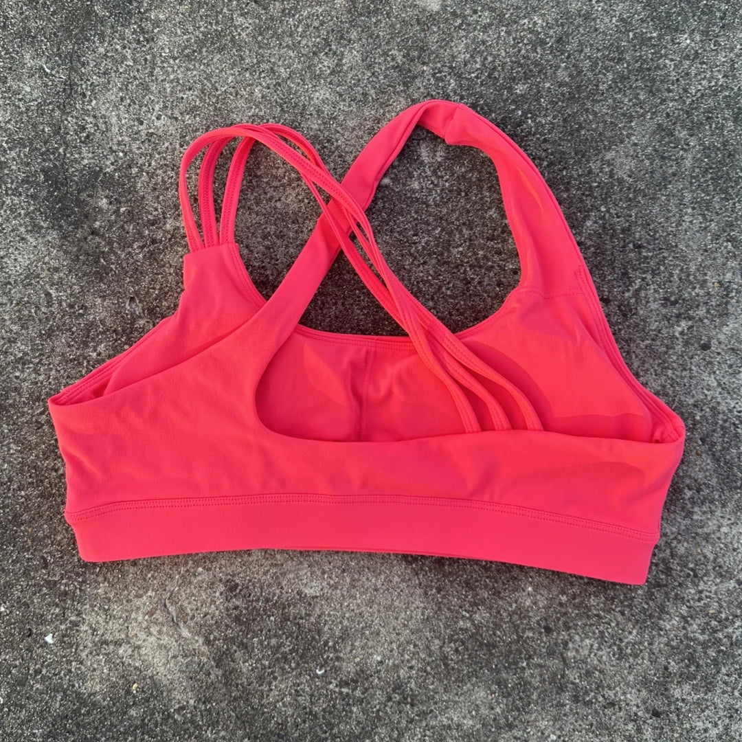 Solid Color Cross Back Fitness