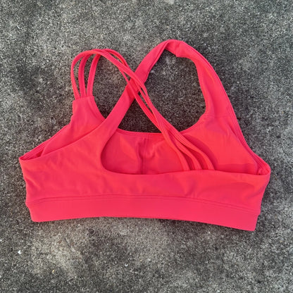Solid Color Cross Back Fitness