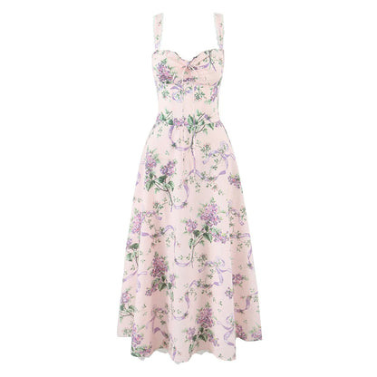 Spaghetti Strap Midi Dress