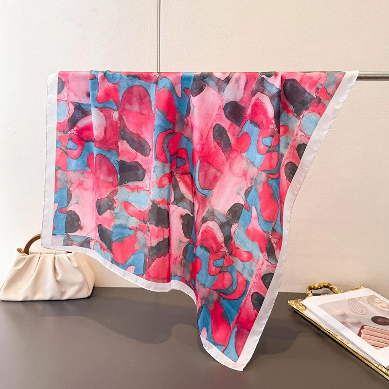 70cm Square Silk Satin Scarf
