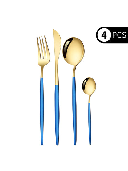 Metal Western Solid Piece Set