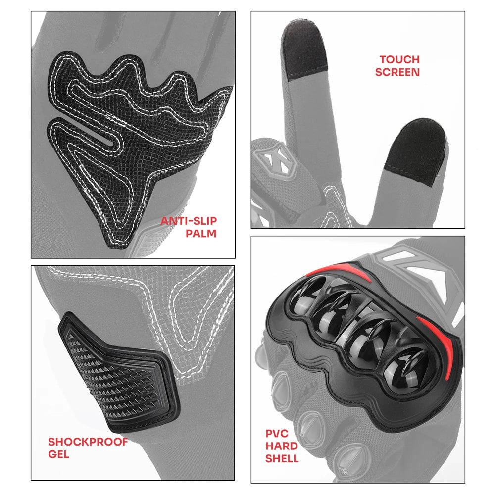 Kemimoto Knuckle Touchscreen Gloves
