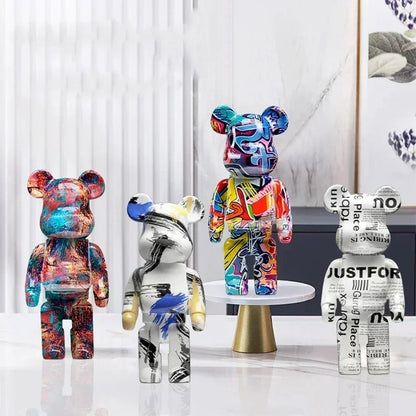 Graffiti Bear Statue