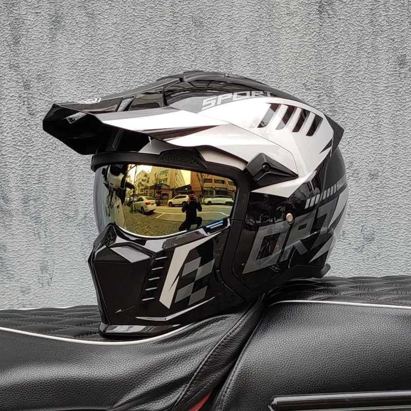 ORZ Retro Multifunctional Modular Helmet