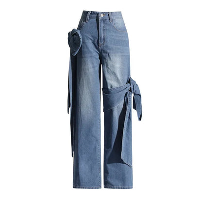 Women’s Bow Denim Pants