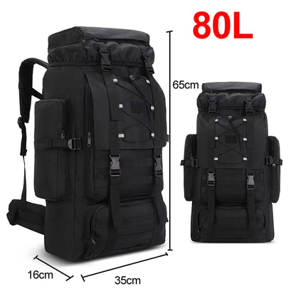 130L Reflective Trekking Backpack