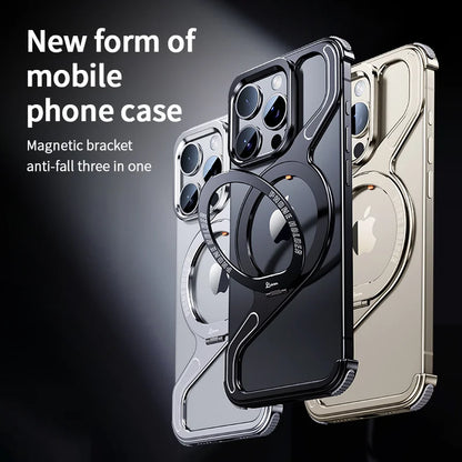 Metal Magnetic Case for iPhone 17 Pro Max | 17 Pro | 16 Pro Max | 16 Pro | 15 Pro Max | 15 Pro