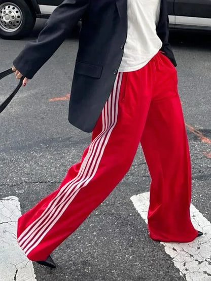 Striped Straight Pants