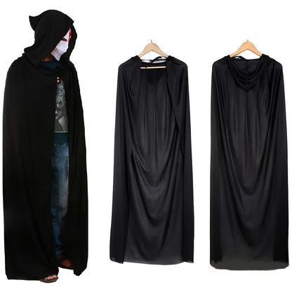 Black Grim Reaper Costume Cloak