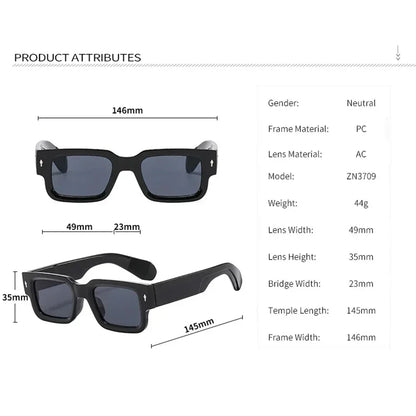 Retro Square Fashion Sunglasses