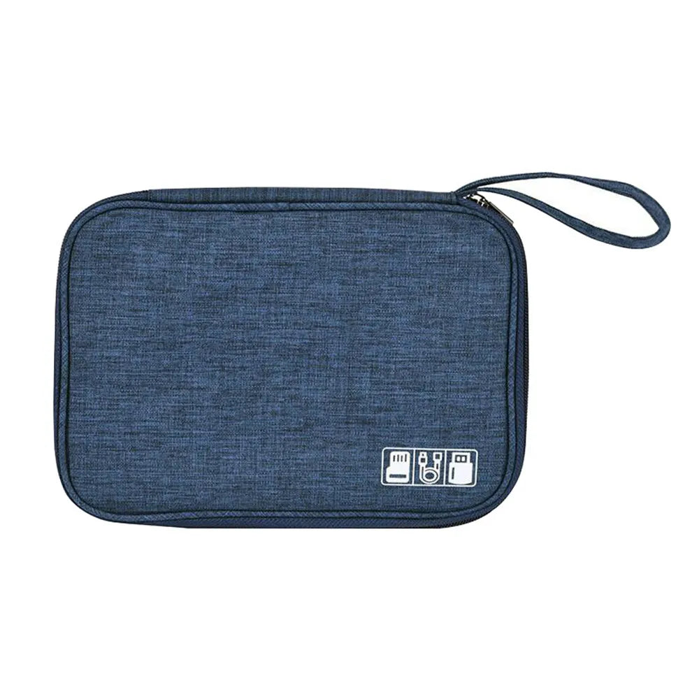Portable Travel Cable Organizer Bag