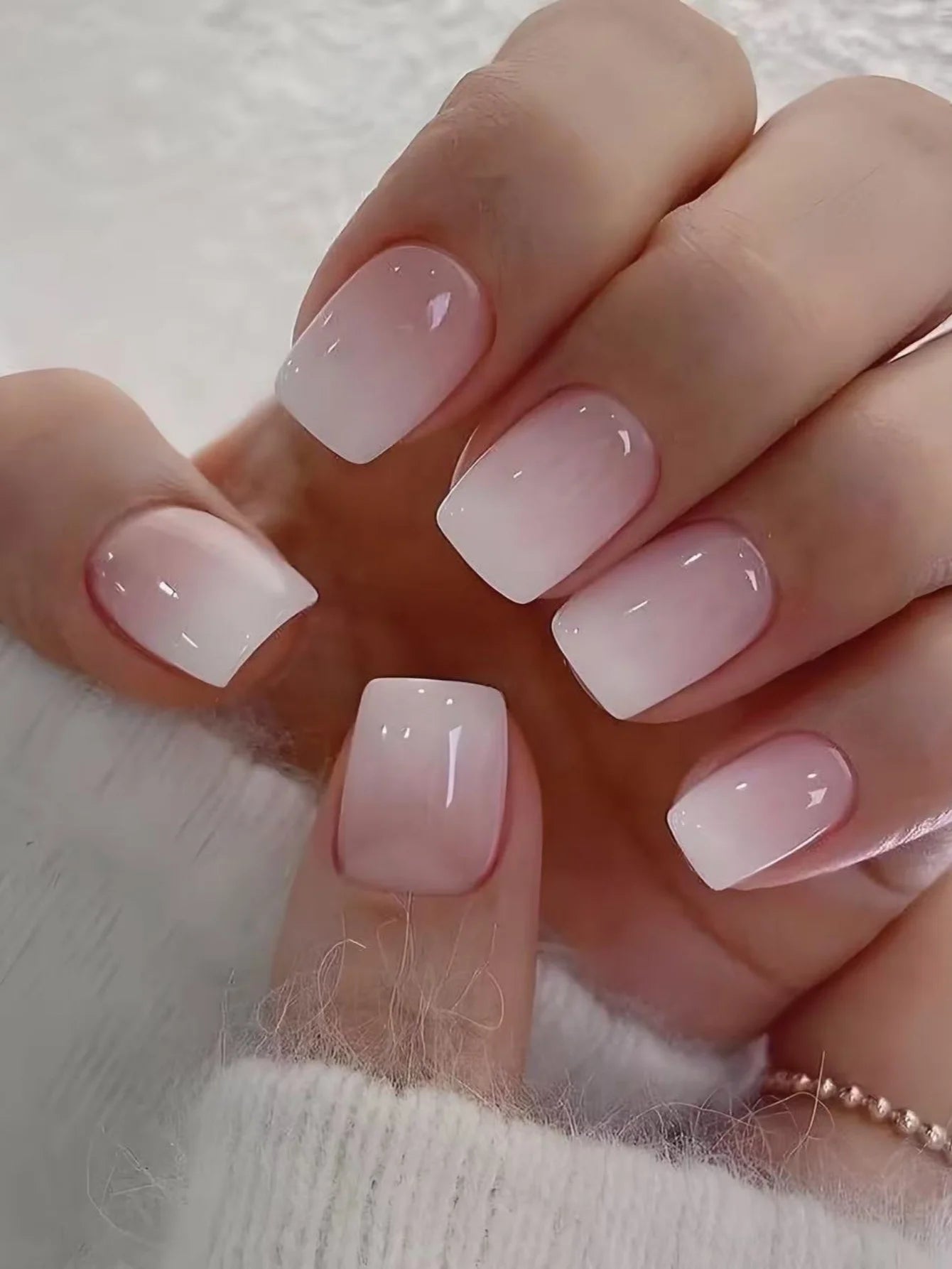 Pink Full Cover Press-On Nails