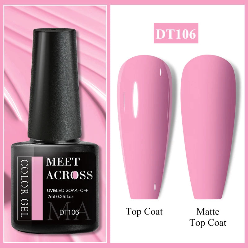 MEET ACROSS Matte Gel Polish