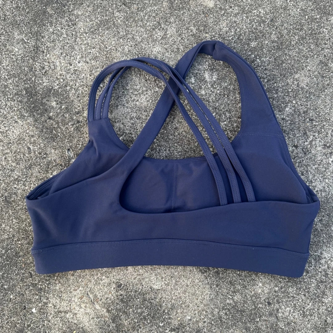 Solid Color Cross Back Fitness