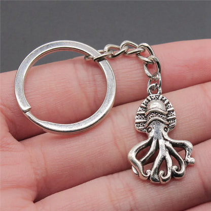 Seahorse Octopus Mermaid Keychains Nail