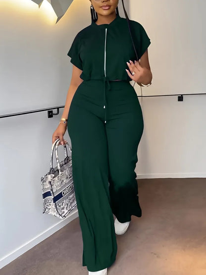 Summer Round Neck Top Set