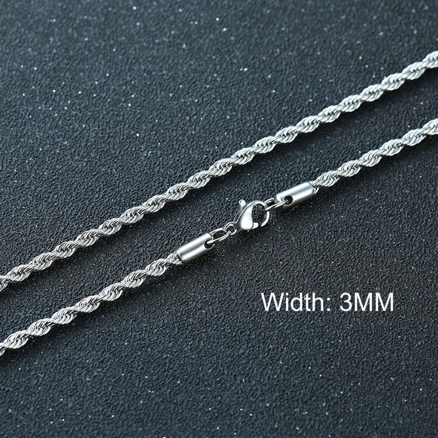 Metal Round Stainless Cuban Chain Party