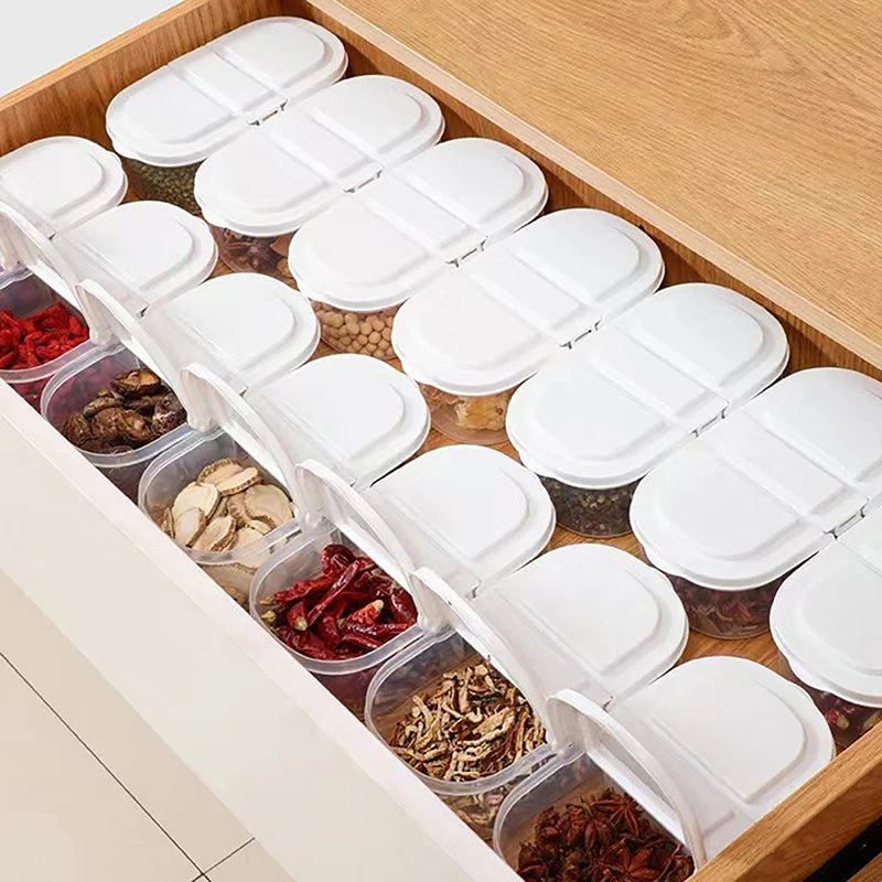 Soft Storage Jar Double Compartment