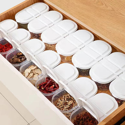 Soft Storage Jar Double Compartment