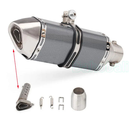 Universal 51mm Stainless Exhaust Muffler with DB Killer
