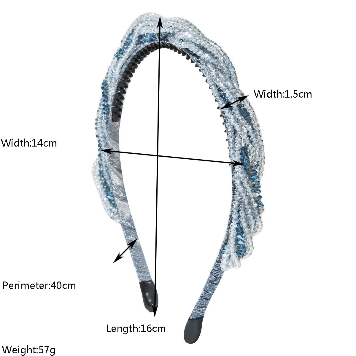 Crystal Beaded Headband