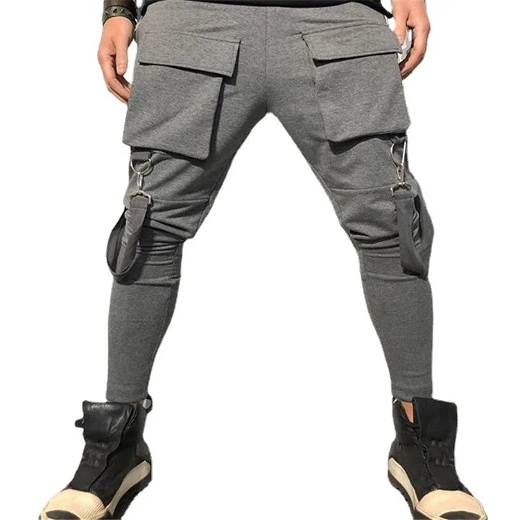 Cargo Ankle Pencil Zipper Pockets Trouser