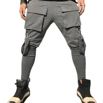 Cargo Ankle Pencil Zipper Pockets Trouser