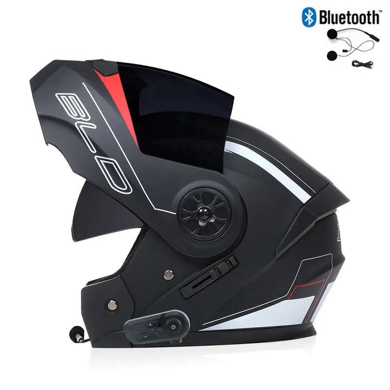 BLD Bluetooth-Ready Flip-Up Helmet